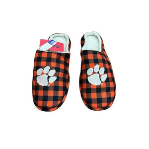 NWT Clemson Tigers Slip On Bedroom Shoes Men’s Size 13/14 Fleece Lined Sports
